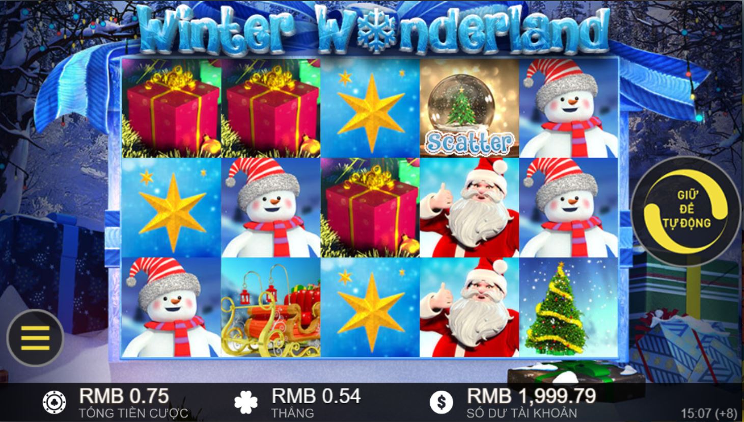 Review game quay hũ Winter Wonderland - Thiên đường mùa đông