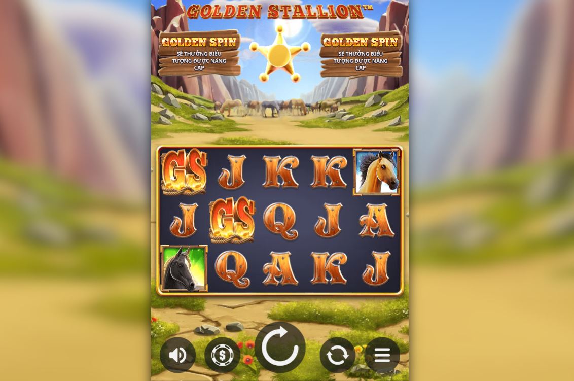 Hướng dẫn chơi game quay hũ Golden Stallion - Ngựa vàng may mắn