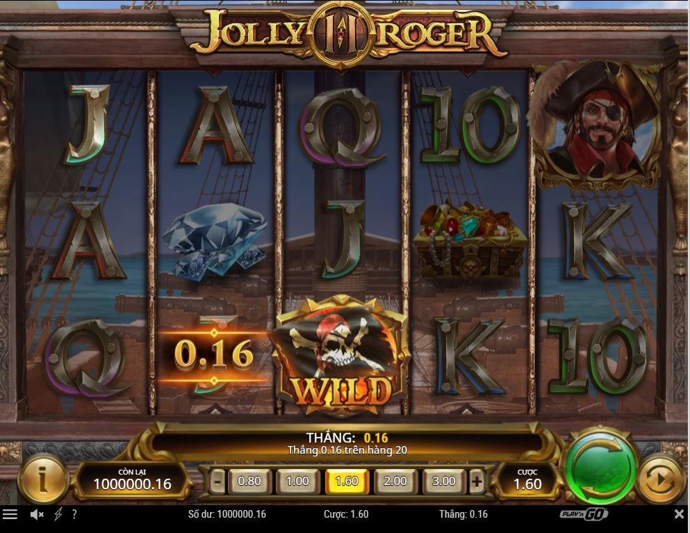 Review game quay hũ Jolly Roger 2 - Truy tìm kho báu của vua hải tặc