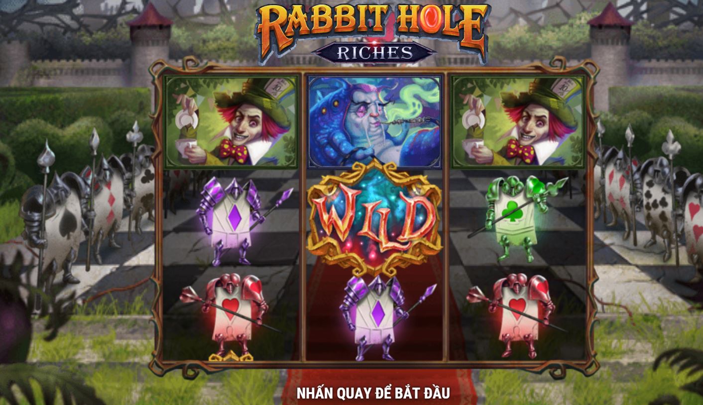 Cách chơi game quay hũ Rabbit Hole Riches - Hang ổ của những chú thỏ giàu có