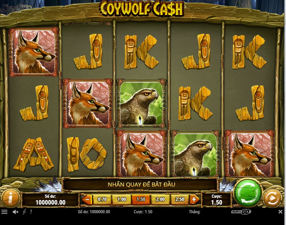 Review tính năng game quay hũ Coywolf Cash - Kho báu của sói Coy